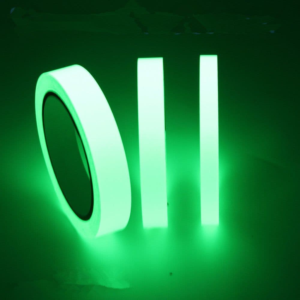 image-Super Bright Luminous Tape Sticker Self-luminous Fluorescent Strip Green Light
