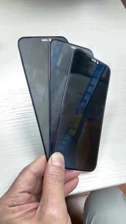 image-Compatible With, Compatible With , Suitable For IPhone12ProMax Soft Edge Privacy Privacy Film 12Pro Carbon Fiber Privacy Privacy Protection Film 11 Film