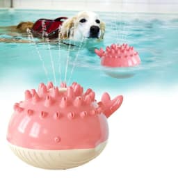 image-Summer Electric Floating Swimming Pet Bathing Water Spray Dog Toy Pet Supplies