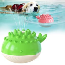 image-Summer Electric Floating Swimming Pet Bathing Water Spray Dog Toy Pet Supplies