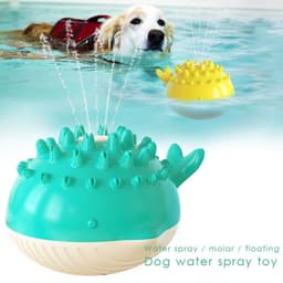 image-Summer Electric Floating Swimming Pet Bathing Water Spray Dog Toy Pet Supplies