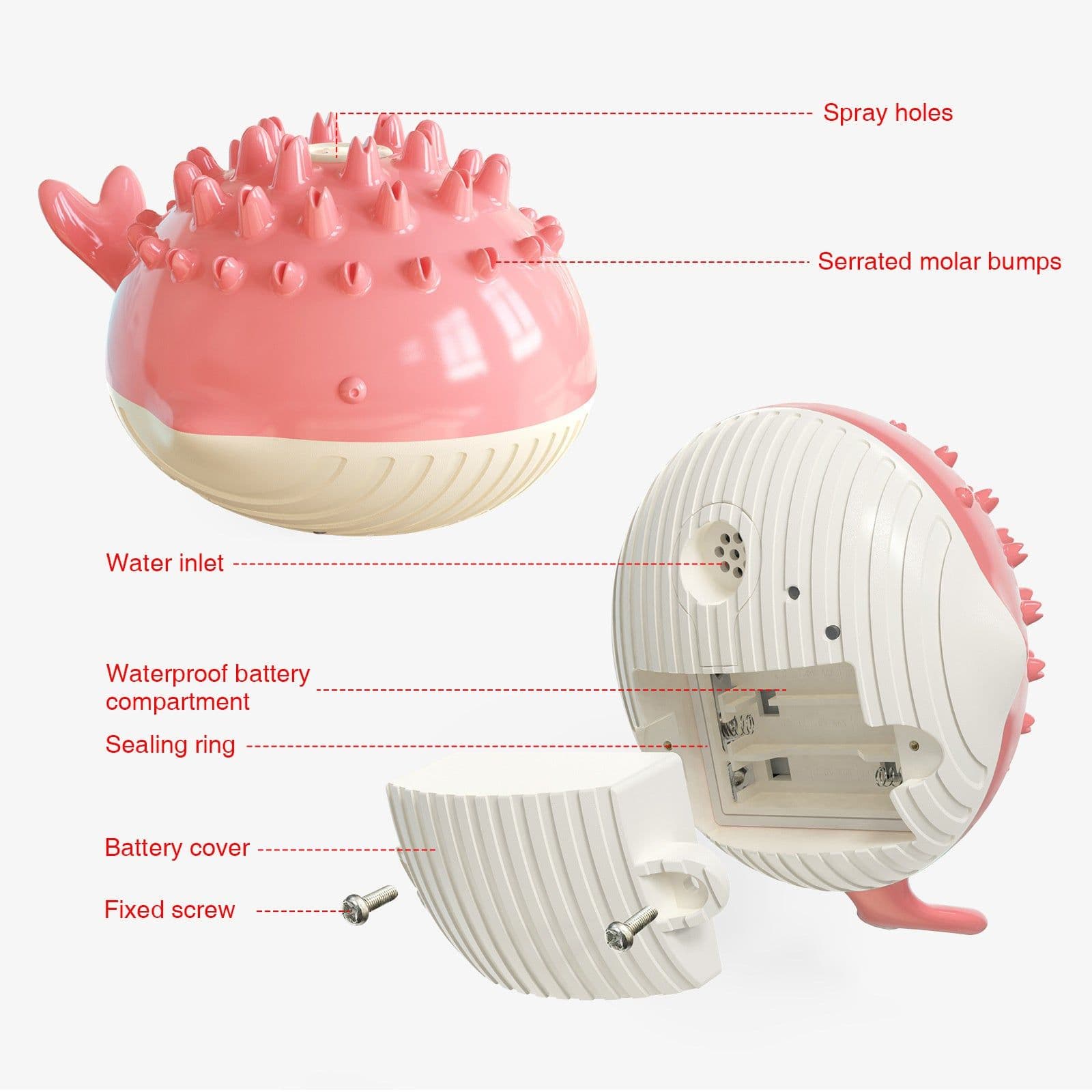 image-Summer Electric Floating Swimming Pet Bathing Water Spray Dog Toy Pet Supplies