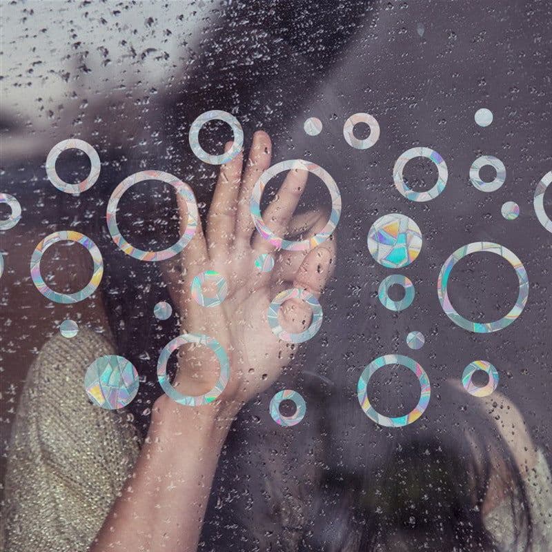 image-Non-adhesive Static Window Film 3d Glass Film Paper-cut For Window Decoration