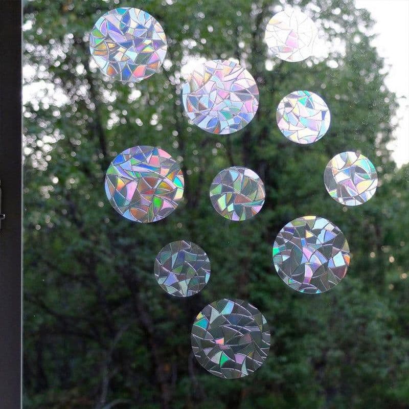 image-Non-adhesive Static Window Film 3d Glass Film Paper-cut For Window Decoration
