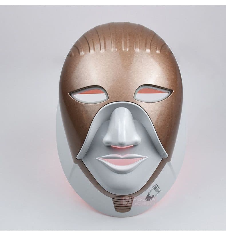 image-Skinelves Cleopatra Color Light Led Mask Red Blue Beauty Device Gold