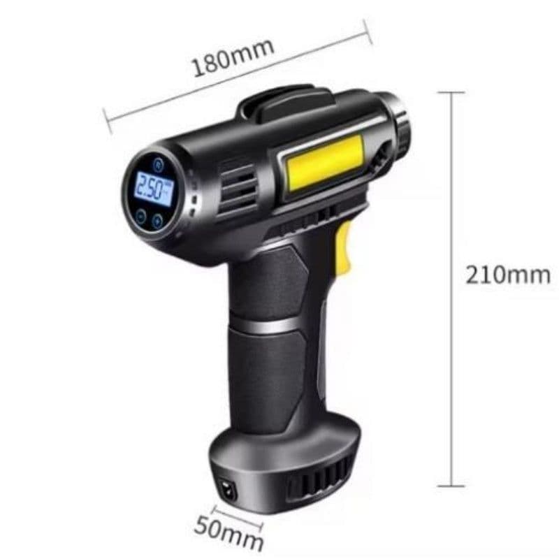 image-Intelligent Digital Display Wireless Portable Handheld Car Tire And Bicycle Air Pump