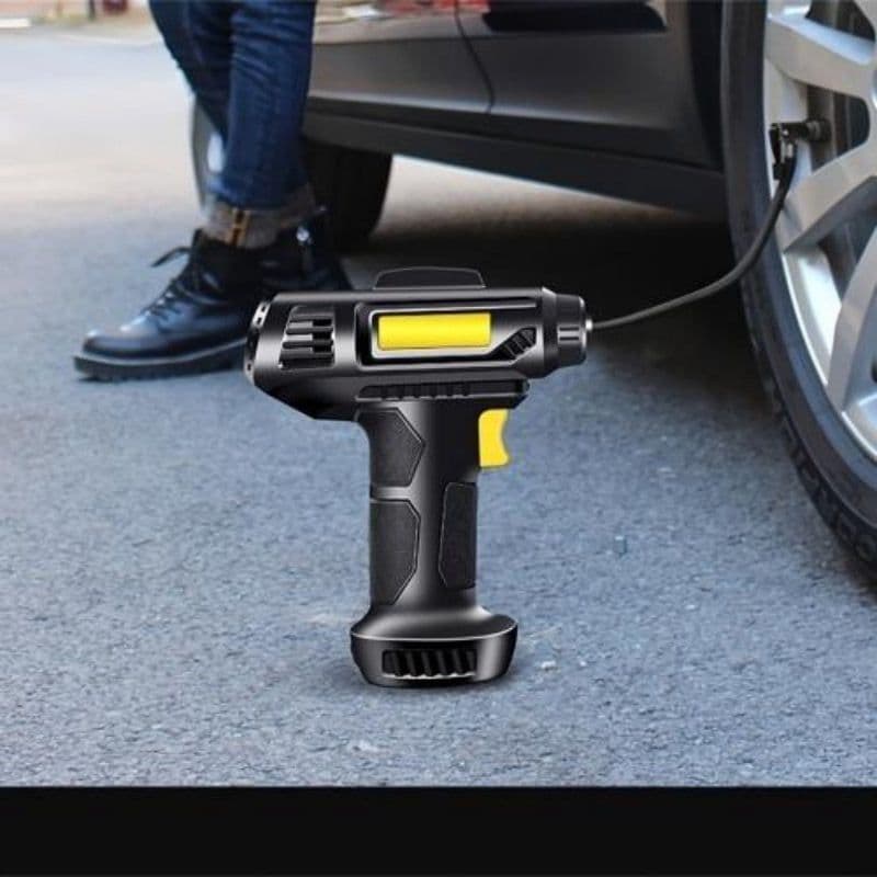 image-Intelligent Digital Display Wireless Portable Handheld Car Tire And Bicycle Air Pump