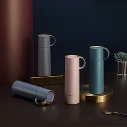 image-350ml Bottle Stainless Steel Insulated Water Bottle Milk Tumbler Portable Vacuum Flask Coffee Mug Travel Cup Lovers Gift