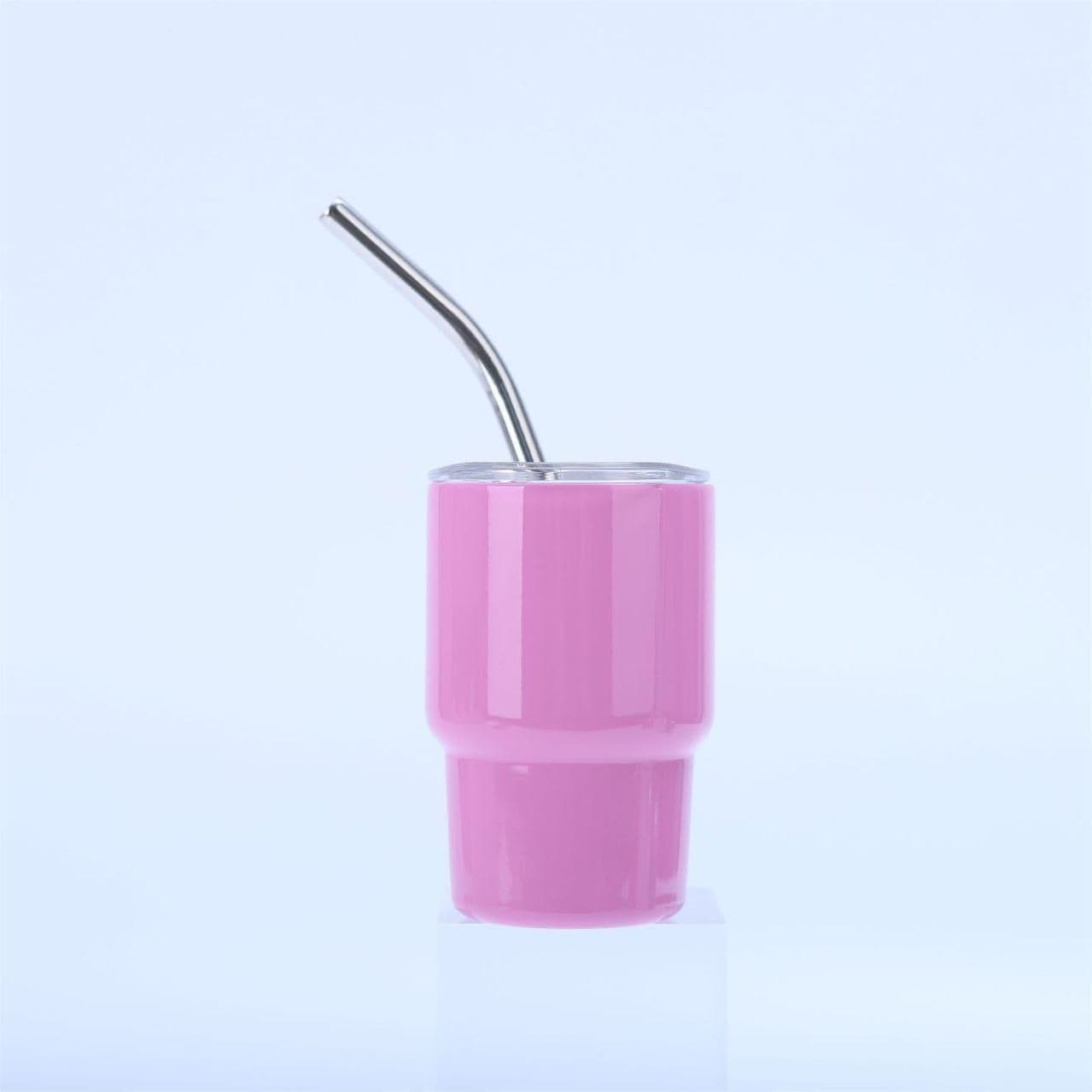 image-2oz Mini Small Capacity Sublimation Tass 304 Stainless Steel Water Cup With Straw For Women Beer Steins