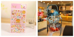 image-Internet Celebrity Bear Water Summer Student Cute Personality Double Drink Large Capacity Plastic Cup With Straw