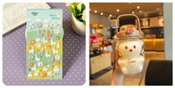 image-Internet Celebrity Bear Water Summer Student Cute Personality Double Drink Large Capacity Plastic Cup With Straw
