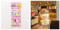 image-Internet Celebrity Bear Water Summer Student Cute Personality Double Drink Large Capacity Plastic Cup With Straw