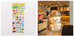 image-Internet Celebrity Bear Water Summer Student Cute Personality Double Drink Large Capacity Plastic Cup With Straw