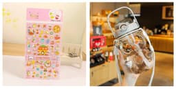 image-Internet Celebrity Bear Water Summer Student Cute Personality Double Drink Large Capacity Plastic Cup With Straw
