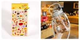 image-Internet Celebrity Bear Water Summer Student Cute Personality Double Drink Large Capacity Plastic Cup With Straw