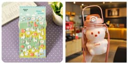 image-Internet Celebrity Bear Water Summer Student Cute Personality Double Drink Large Capacity Plastic Cup With Straw