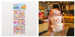 image-Internet Celebrity Bear Water Summer Student Cute Personality Double Drink Large Capacity Plastic Cup With Straw