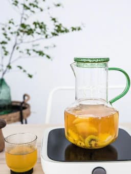 image-Kettle Heat-Resistant And Heat-Resistant Glass Teapot Household Cold Kettle For Making Tea Simple Water Cup And Teapot Set