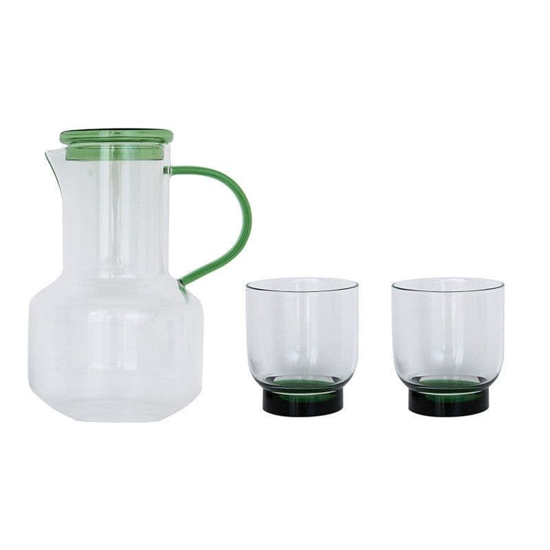 image-Kettle Heat-Resistant And Heat-Resistant Glass Teapot Household Cold Kettle For Making Tea Simple Water Cup And Teapot Set
