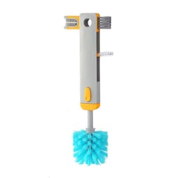 image-4 In 1 Bottle Gap Cleaner Brush Multifunctional Cup Cleaning Brushes Water Bottles Clean Tool Mini Silicone U-shaped Brush Kitchen Gadgets