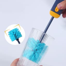 image-4 In 1 Bottle Gap Cleaner Brush Multifunctional Cup Cleaning Brushes Water Bottles Clean Tool Mini Silicone U-shaped Brush Kitchen Gadgets