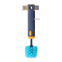 image-4 In 1 Bottle Gap Cleaner Brush Multifunctional Cup Cleaning Brushes Water Bottles Clean Tool Mini Silicone U-shaped Brush Kitchen Gadgets