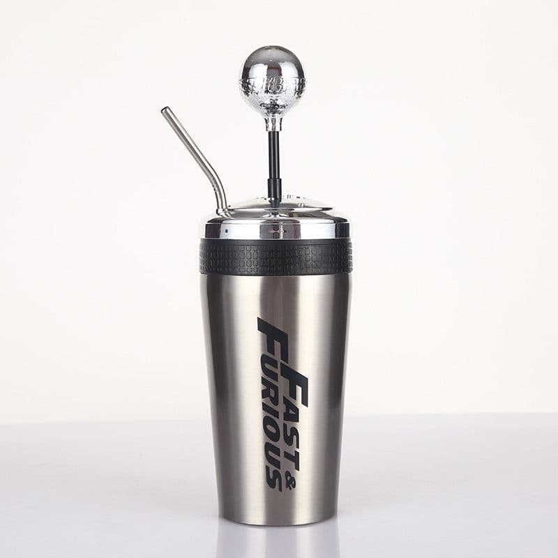 image-Stainless Steel Car Water Bottle With Straw Drink Bottle Fast And Furious 10 Thermos Cup With Lid Rocker Drinking Set 500ml
