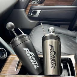 image-Stainless Steel Car Water Bottle With Straw Drink Bottle Fast And Furious 10 Thermos Cup With Lid Rocker Drinking Set 500ml
