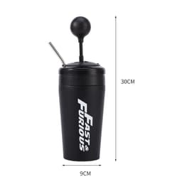image-Stainless Steel Car Water Bottle With Straw Drink Bottle Fast And Furious 10 Thermos Cup With Lid Rocker Drinking Set 500ml
