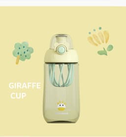 image-Children's Water Cup Plastic Anti-fall Portable Water Bottle