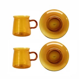 image-Glass Coffee Cup Heat-Resistant Creative Tea Cup Water Cup Household Small Cup