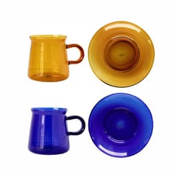 image-Glass Coffee Cup Heat-Resistant Creative Tea Cup Water Cup Household Small Cup