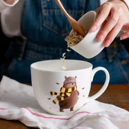 image-Bone China Mug Ice Cream Cup Large Noodle Cup Water Cup