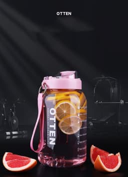 image-Sports Water Cup Large Capacity Plastic Cup Outdoor Portable Space Cup