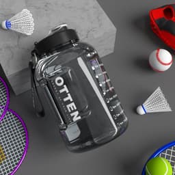 image-Sports Water Cup Large Capacity Plastic Cup Outdoor Portable Space Cup