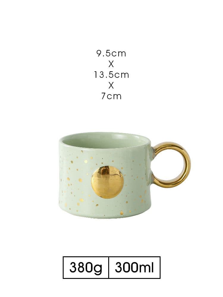 image-Empty Cup Couple Pair Cup Mug Ceramic Water Cup Drinking Cup Home Milk Coffee Cup