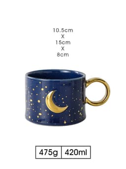 image-Empty Cup Couple Pair Cup Mug Ceramic Water Cup Drinking Cup Home Milk Coffee Cup