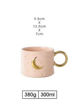image-Empty Cup Couple Pair Cup Mug Ceramic Water Cup Drinking Cup Home Milk Coffee Cup