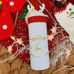 image-Christmas Vacuum Cup Water Cup Elk Christmas Eve Gift
