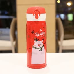 image-Christmas Vacuum Cup Water Cup Elk Christmas Eve Gift