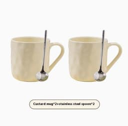 image-Household Drinking Ceramic Couple Water Cup Oat Cup Breakfast Cup Coffee Cup Mug