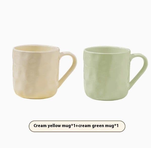 image-Household Drinking Ceramic Couple Water Cup Oat Cup Breakfast Cup Coffee Cup Mug