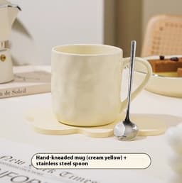 image-Household Drinking Ceramic Couple Water Cup Oat Cup Breakfast Cup Coffee Cup Mug