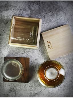 image-Mu Xin Cup Whiskey Cup Liquor Cup Japanese Glass Water Cup Simple Ins Style