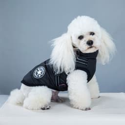 image-Waterproof Dog Clothes Winter Dog Coat With Harness Warm Pet Clothing Big Dog Jacket Chihuahua Labrador Coat Costume