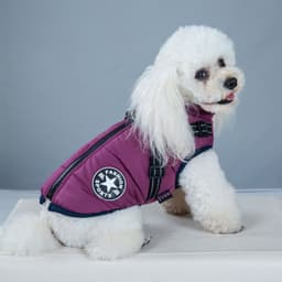 image-Waterproof Dog Clothes Winter Dog Coat With Harness Warm Pet Clothing Big Dog Jacket Chihuahua Labrador Coat Costume
