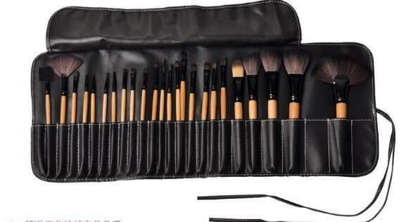 image-Gift Bag Of 24 Pcs Makeup Brush Sets Professional Cosmetics Brushes Eyebrow Powder Foundation Shadows Pinceaux Make Up Tools