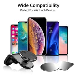image-Magnetic Car Phone Holder Air Vent Magnet Mount Smartphone Phone Holder Car Rotation Bracket