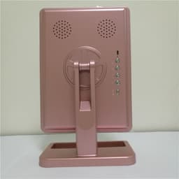 image-Touch Screen Makeup Mirror With 20 LED Light Bluetooth Music Speaker 10X Magnifying Mirrors Lights
