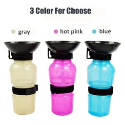 image-Pet Dog Drinking Water Bottle Sports Squeeze Type Puppy Cat Portable Travel Outdoor Feed Bowl Drinking Water Jug Cup Dispenser